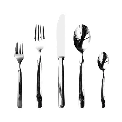 Mepra Goccia Flatware Set With Cake Forks - 30 Pieces - Stainless Steel