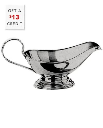 Mepra Gravy Boat With $13 Credit In Silver