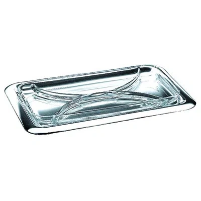 Mepra Hors D''oeuvre Divided Serving Dish With 4 Compartments In Silver
