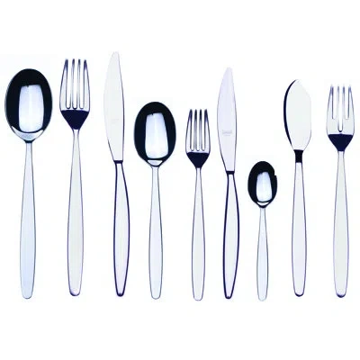 Mepra Immagina Flatware Set - 54 Pieces - Stainless Steel
