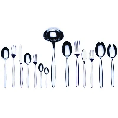 Mepra Immagina Flatware Set (configuration P) - 113 Pieces - Stainless Steel