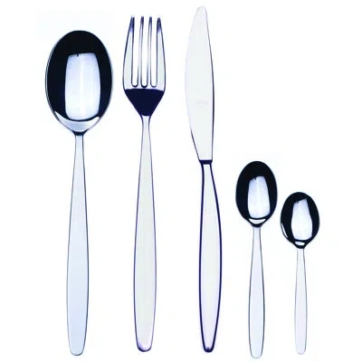 Mepra Immagina Flatware Set With Moka Spoons - 30 Pieces - Stainless Steel