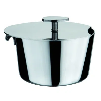 Mepra Immagina Sugar Bowl With Lid 7.5 oz - 12 Pieces - Stainless Steel In Silver