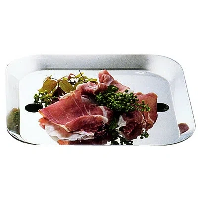 Mepra Insert For Square Cooling Bowl For Buffet, Uno L: 8-5/8" W: 8-5/8" C: 50-3/4 Oz. In Silver