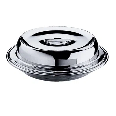 Mepra Insulated Plate With Stackable Cover And Thermal Disk Serving Unit D: 13-1/4"