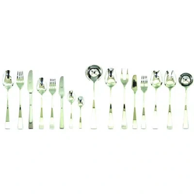 Mepra Italia Flatware Set - 126 Pieces - Ice In Silver