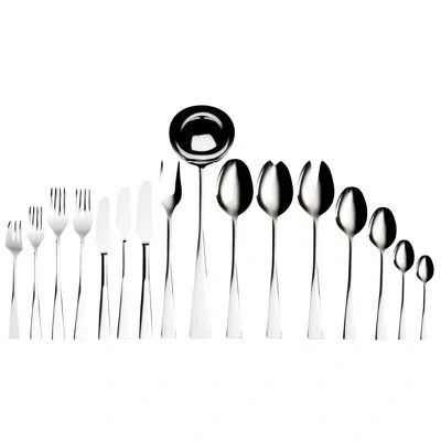 Mepra Italia Flatware Set - 151 Pieces - Stainless Steel In Silver
