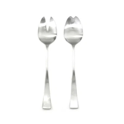 Mepra Italia 2-piece Salad Server Set In Silver