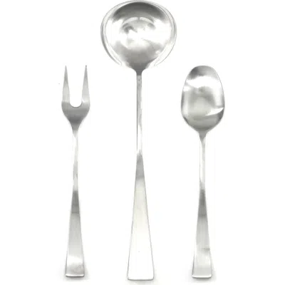 Mepra Italia Serving Set In Silver