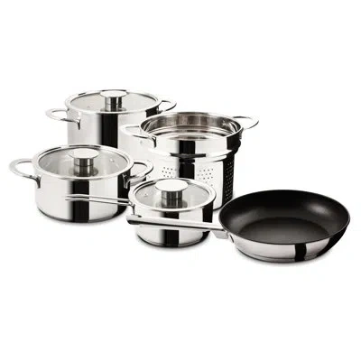 Mepra Kitchen Set - 7 Pieces - Stainless Steel In Silver