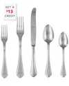 Mepra Leonardo Flatware Set, 5 Piece In Silver