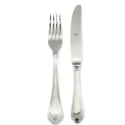 Mepra Leonardo Dessert Set - 24 Pieces - Stainless Steel