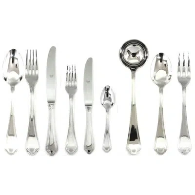 Mepra Leonardo Flatware Set - 39 Pieces - Stainless Steel