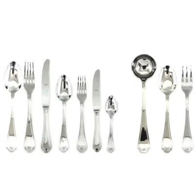 Mepra Leonardo Flatware Set - 45 Pieces - Stainless Steel