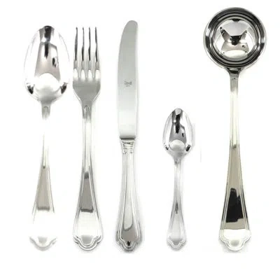 Mepra Leonardo Flatware Set - 49 Pieces - Stainless Steel