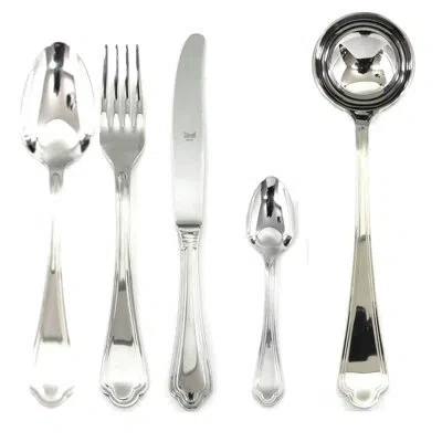 Mepra Leonardo Flatware Set With H/h Knives - 48 Pieces - Stainless Steel