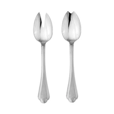 Mepra Leonardo Salad Serving Set In Metallic