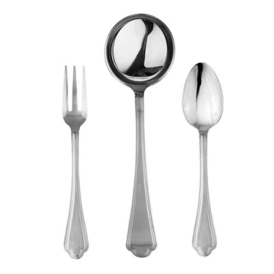 Mepra Leonardo Serving Set In Metallic