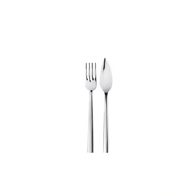 Mepra Levantina Flatware Fish Set - 24 Pieces - Stainless Steel
