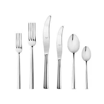 Mepra Levantina Flatware Set - 36 Pieces - Stainless Steel In Silver
