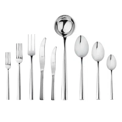 Mepra Levantina Flatware Set - 39 Pieces In Silver