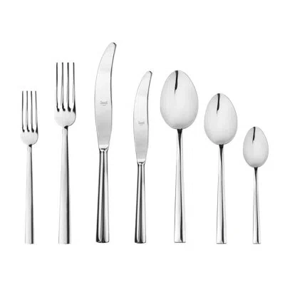 Mepra Levantina Flatware Set - 42 Pieces - Ice In Silver