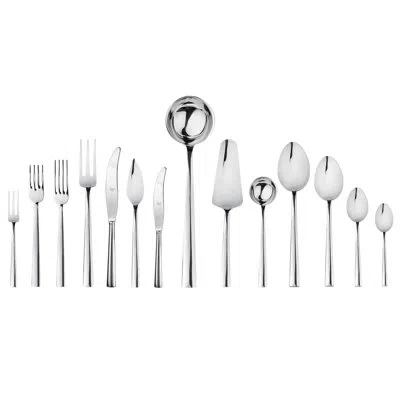 Mepra Levantina Flatware Set (configuration S) - 113 Pieces - Stainless Steel In Silver