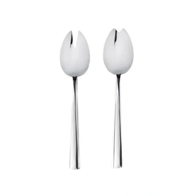 Mepra Levantina Salad Serving Set In Silver