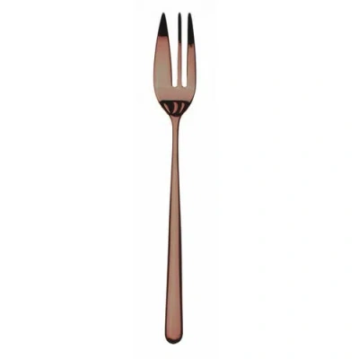 Mepra Linea Cake Forks Gift Box Set In Brown