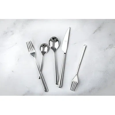 Mepra Linea Cutlery Set 5 Pcs Linea In Silver
