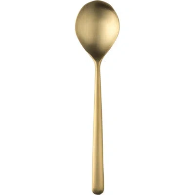 Mepra Linea Dessert Spoon In Ice Oro