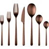 Mepra Linea Flatware Set In Brown