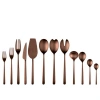Mepra Linea Flatware Set In Brown