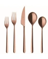 Mepra Linea Flatware Set, 20 Pieces In Bronze