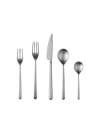 Mepra Linea Flatware Set, 20 Pieces In Silver-tone