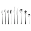 Mepra Linea Flatware Set - 54 Pieces - Ice In Silver