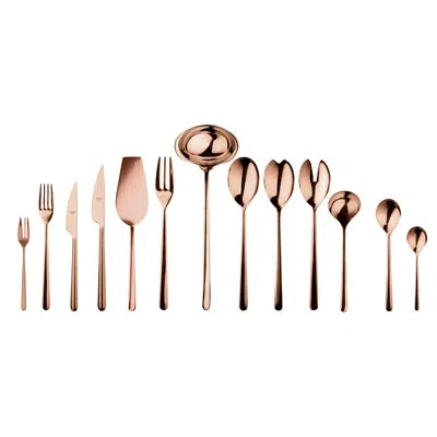 Mepra Linea Flatware Set - 79 Pieces - Bronze