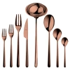 Mepra Linea Flatware Set In Gold