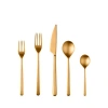 Mepra Linea Flatware Set In Gold