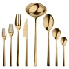 Mepra Linea Flatware Set In Gold