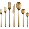 Mepra Linea Flatware Set In Gold