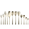 Mepra Linea Flatware Set In Gold