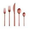 Mepra Linea Ice Bronze 5-piece Place Setting In Rose Gold
