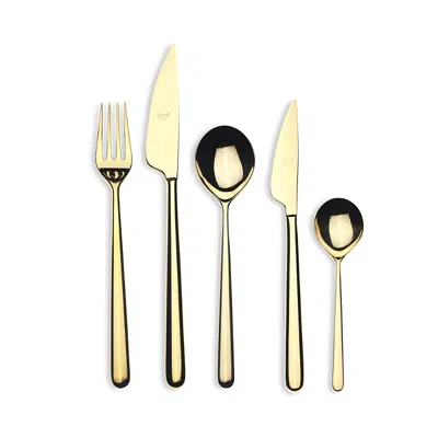 Mepra Linea Oro 5-piece Place Setting In Gold