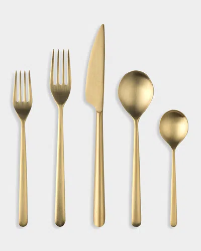 Mepra Linea Oro 5-piece Flatware Set