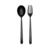 Mepra Linea 2-piece Serving Utensil Set In Black