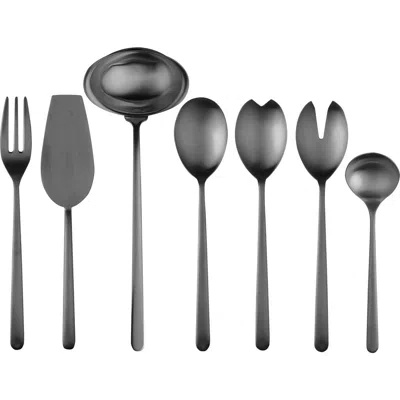 Mepra Linea Serving Set In Black