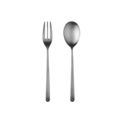 Mepra Linea Serving Set In Ice Silver