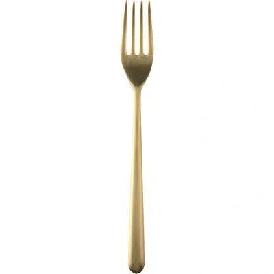 Mepra Linea Table Fork - 24 Pieces In Ice Oro