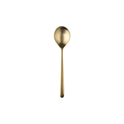 Mepra Linea Table Spoon - 24 Pieces In Ice Oro